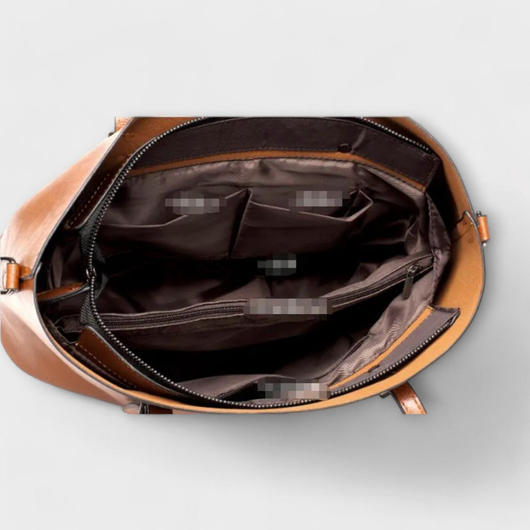 Women's Shoulder Bag with Structured Silhouette for City