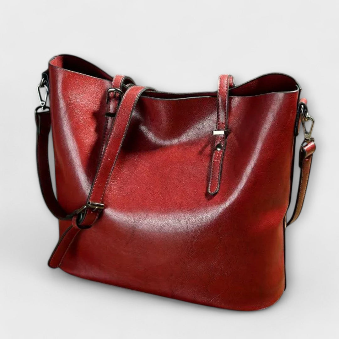 Women's Shoulder Bag with Structured Silhouette for City