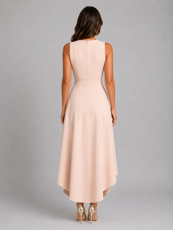 Women’s Sleeveless V-Neck Wrap Maxi with Hem