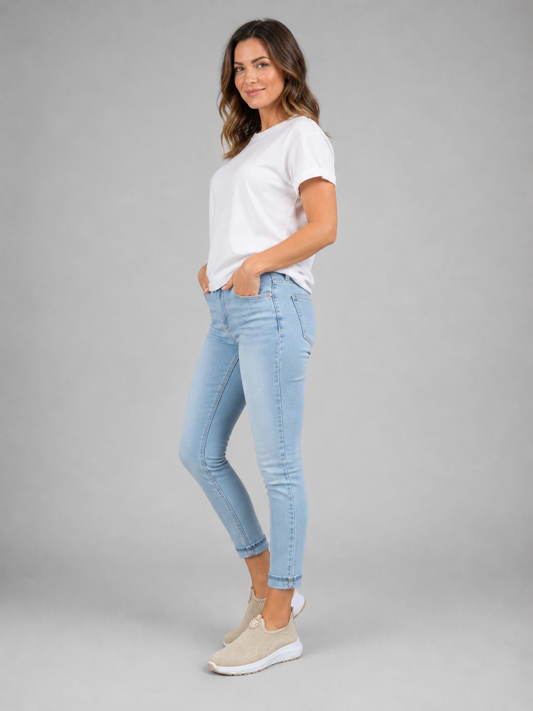 Women’s Slip-On Trainers with Breathable Upper