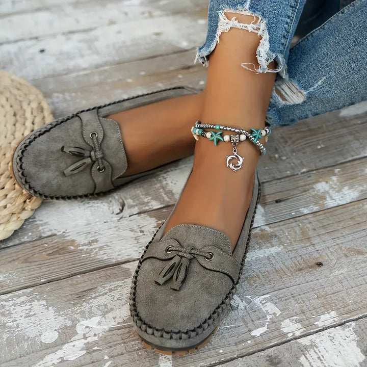 Women's Soft Moccasins with Cushioned Insole for Comfort