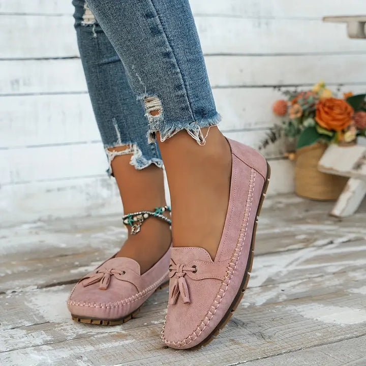 Women's Soft Moccasins with Cushioned Insole for Comfort
