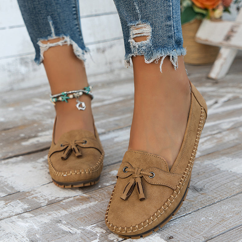 Women's Soft Moccasins with Cushioned Insole for Comfort