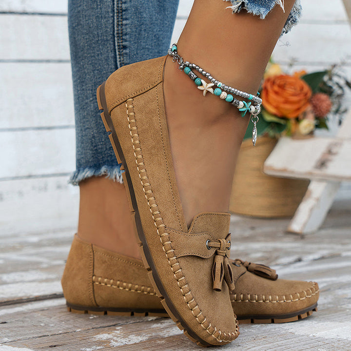 Women's Soft Moccasins with Cushioned Insole for Comfort
