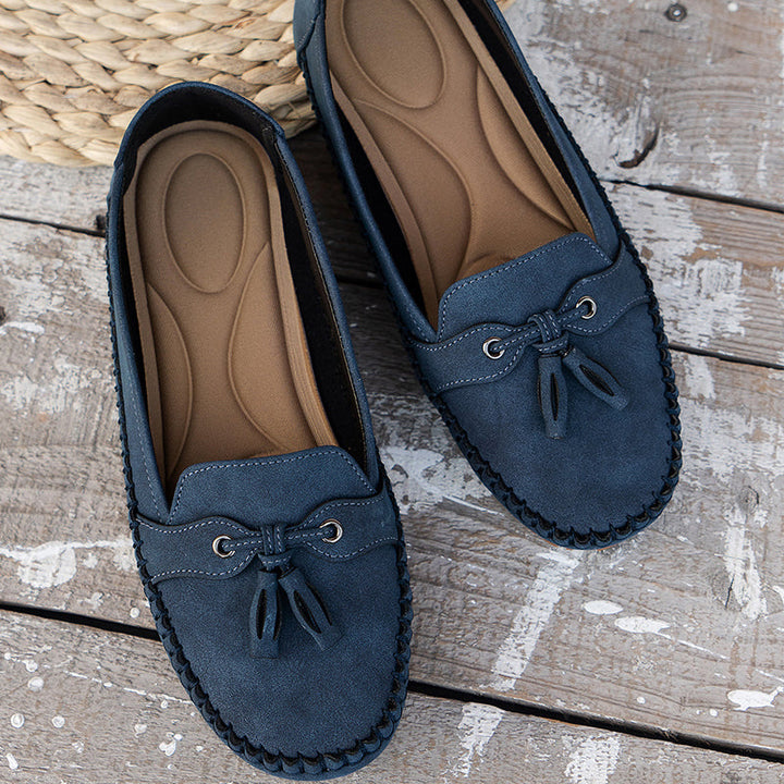 Women's Soft Moccasins with Cushioned Insole for Comfort