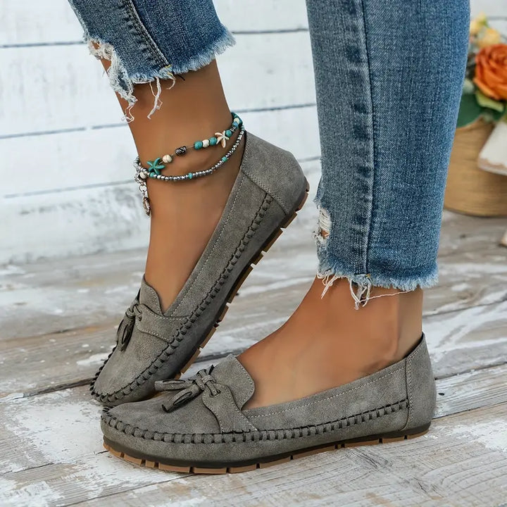 Women's Soft Moccasins with Cushioned Insole for Comfort