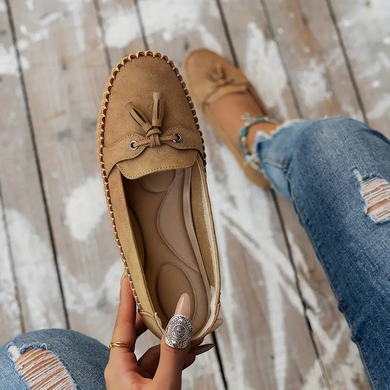 Women's Soft Moccasins with Cushioned Insole for Comfort