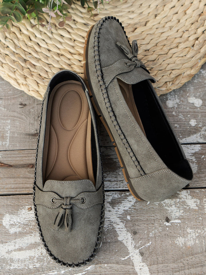 Women's Soft Moccasins with Cushioned Insole for Comfort