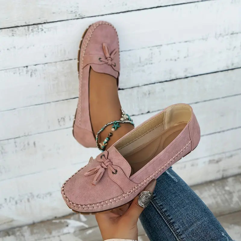 Women's Soft Moccasins with Cushioned Insole for Comfort