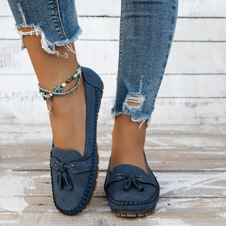 Women's Soft Moccasins with Cushioned Insole for Comfort