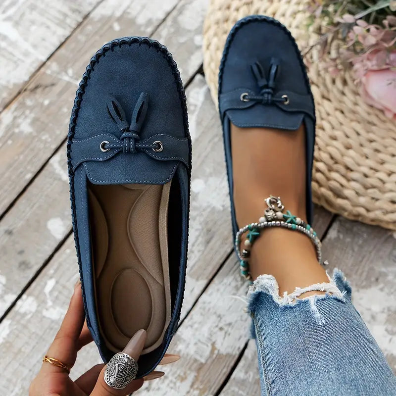 Women's Soft Moccasins with Cushioned Insole for Comfort