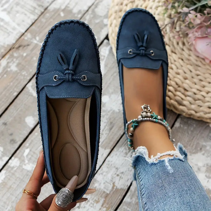Women's Soft Moccasins with Cushioned Insole for Comfort