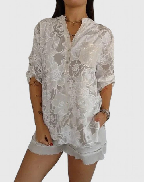 Women's Sophisticated Blouse with Lightweight Fit for Summer
