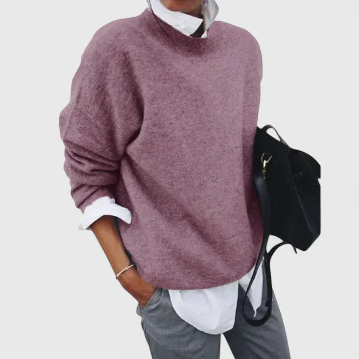 Women's Sophisticated Jumper with Relaxed Fit for Autumn