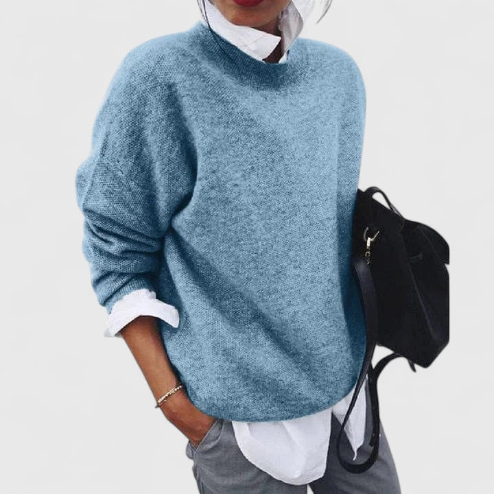 Women's Sophisticated Jumper with Relaxed Fit for Autumn