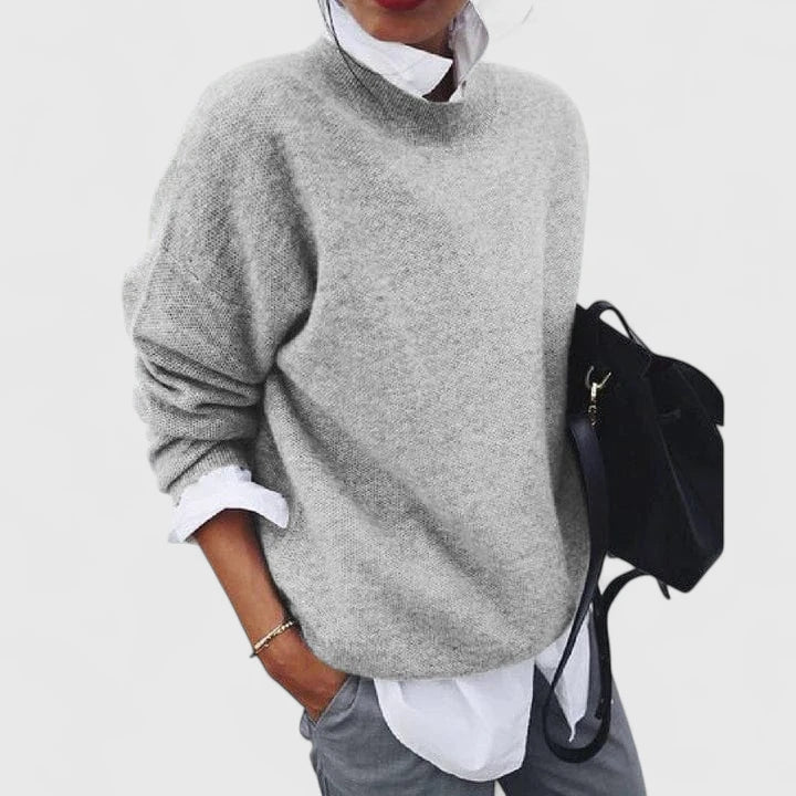 Women's Sophisticated Jumper with Relaxed Fit for Autumn
