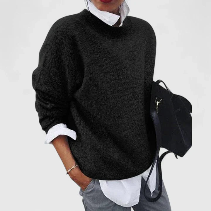 Women's Sophisticated Jumper with Relaxed Fit for Autumn