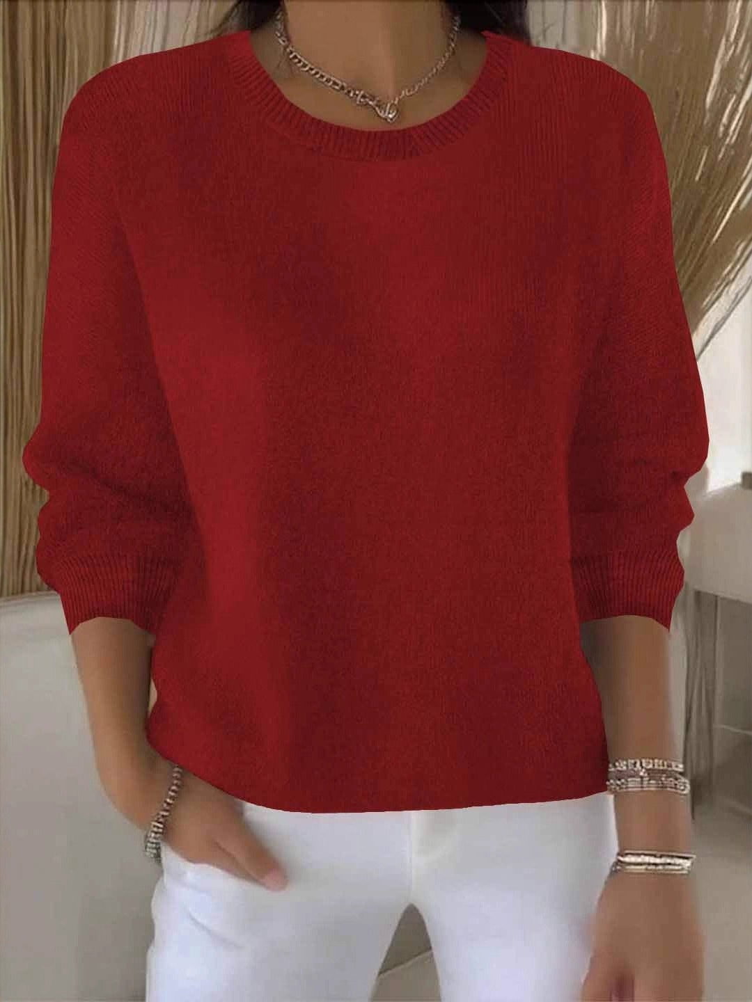 Women's Sophisticated Jumper with knit for everyday chic