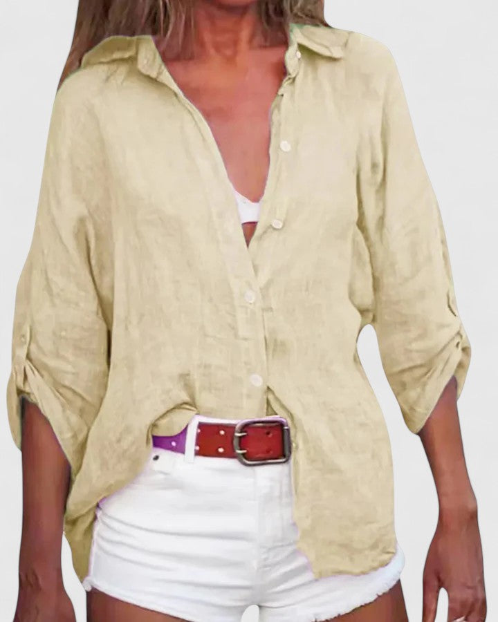 Women's Sophisticated Top with Loose Fit for Smart Casual