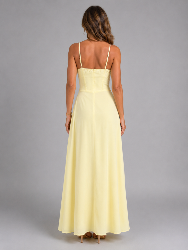 Women’s Strappy Maxi Dress with Flowing Silhouette