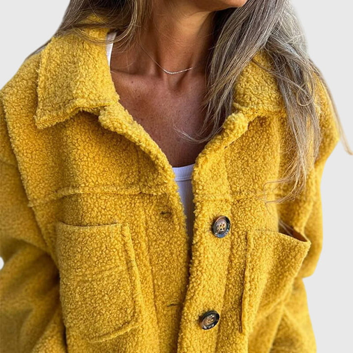 Women's Stylish Jacket with Pockets for Autumn Wear
