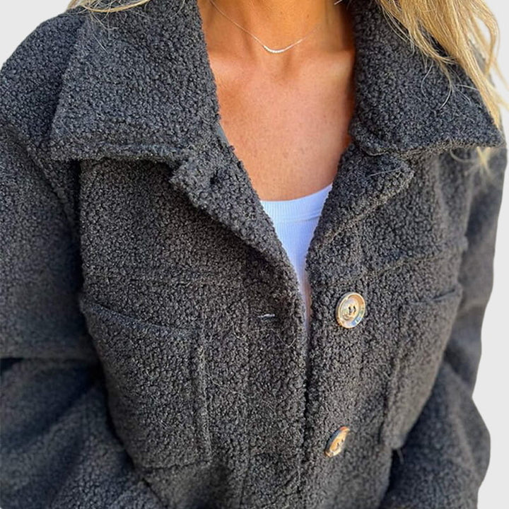 Women's Stylish Jacket with Pockets for Autumn Wear