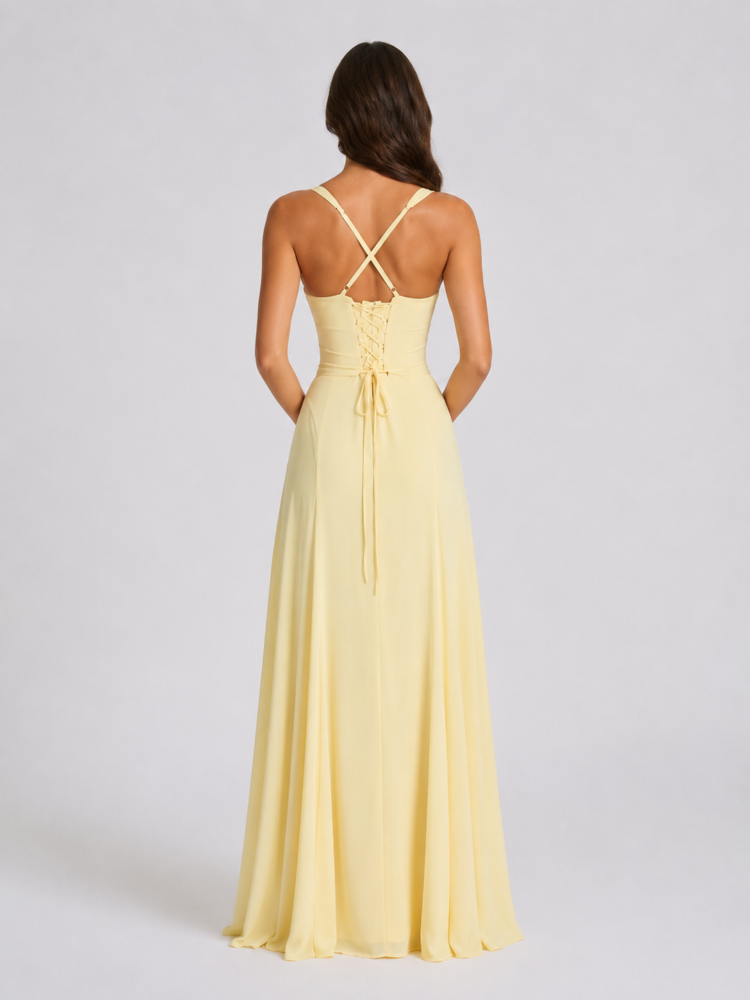 Women’s Sweetheart Maxi Dress with Delicate Straps