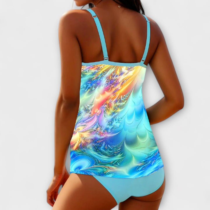 Women's Tankini Set with Quick-drying Fit for Beach Days