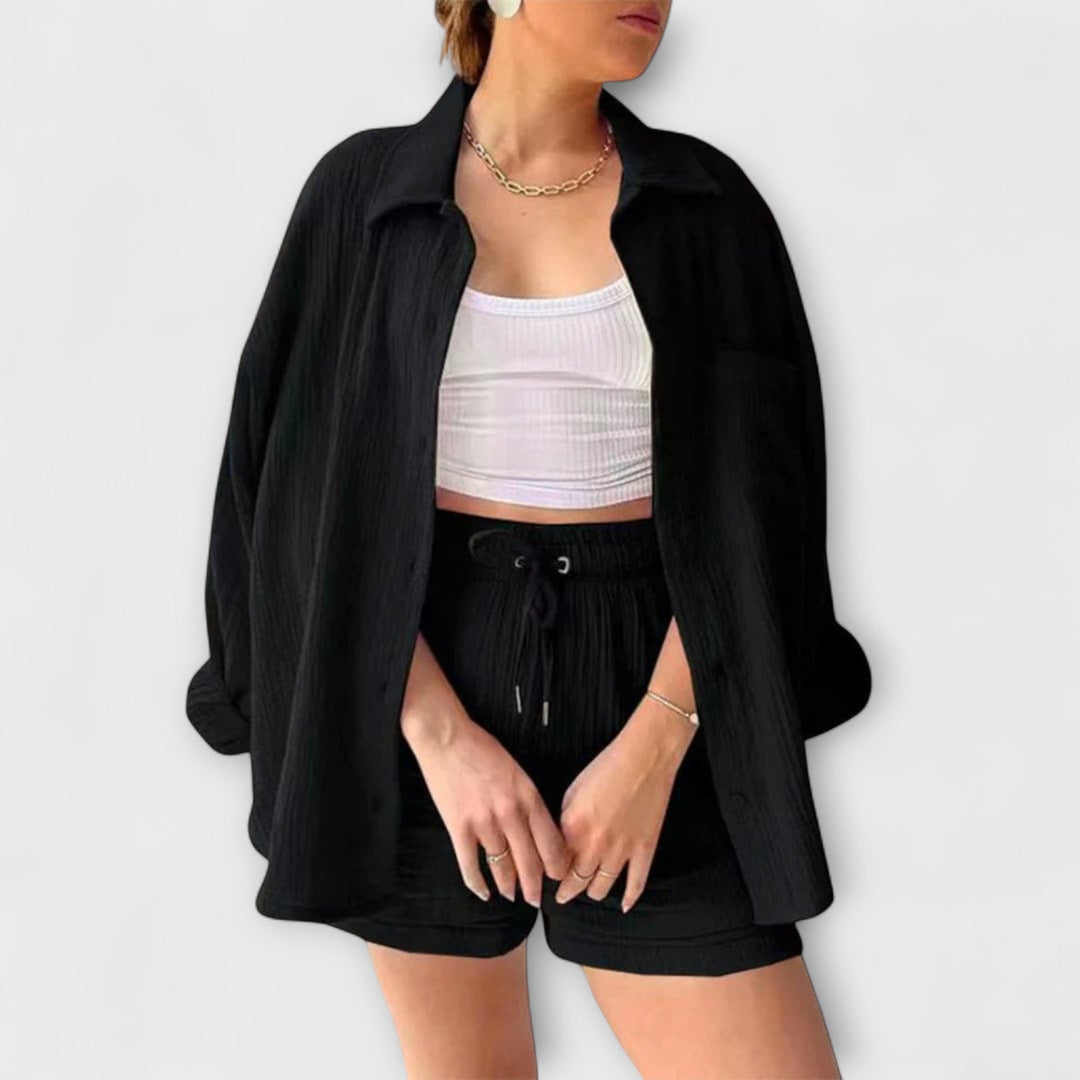Women's Top &amp; Bottom Set with Lightweight Comfort for Summer