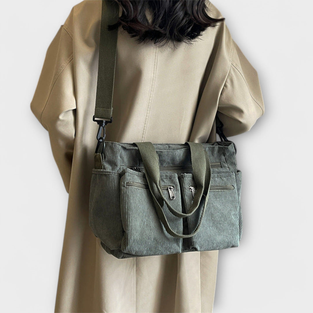 Women's Tote Bag for Everyday Use with Exterior Pockets