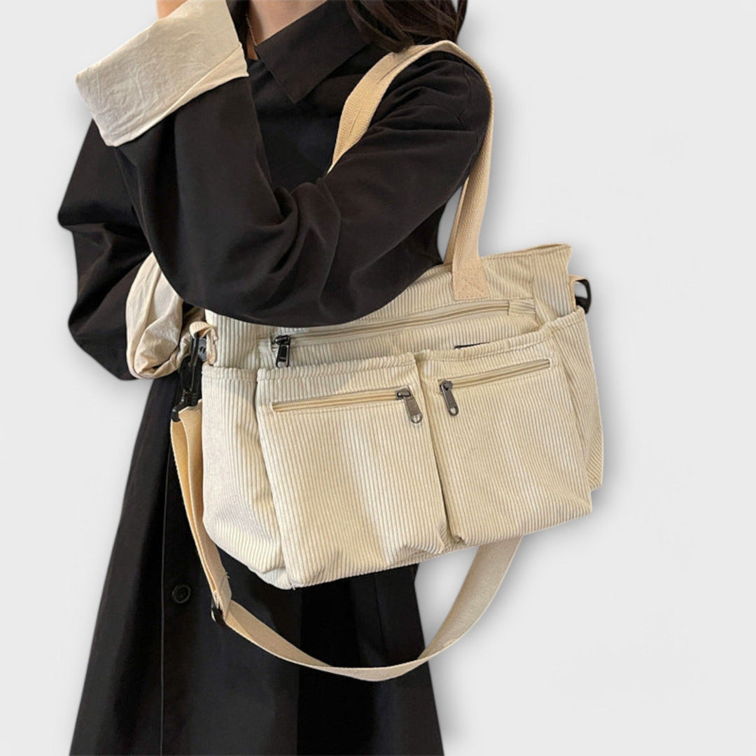 Women's Tote Bag for Everyday Use with Exterior Pockets