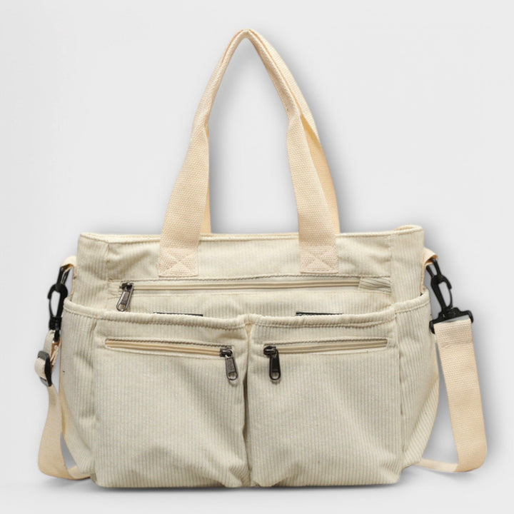 Women's Tote Bag for Everyday Use with Exterior Pockets