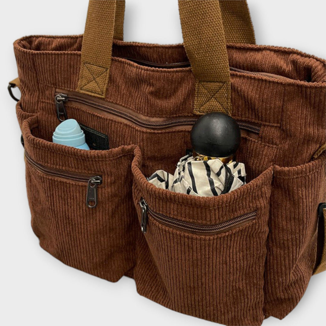 Women's Tote Bag for Everyday Use with Exterior Pockets