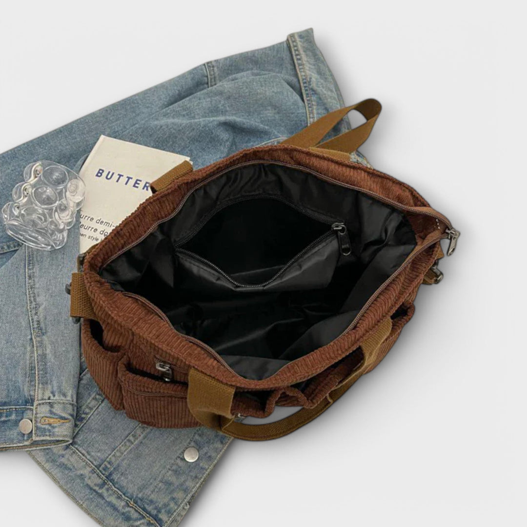 Women's Tote Bag for Everyday Use with Exterior Pockets