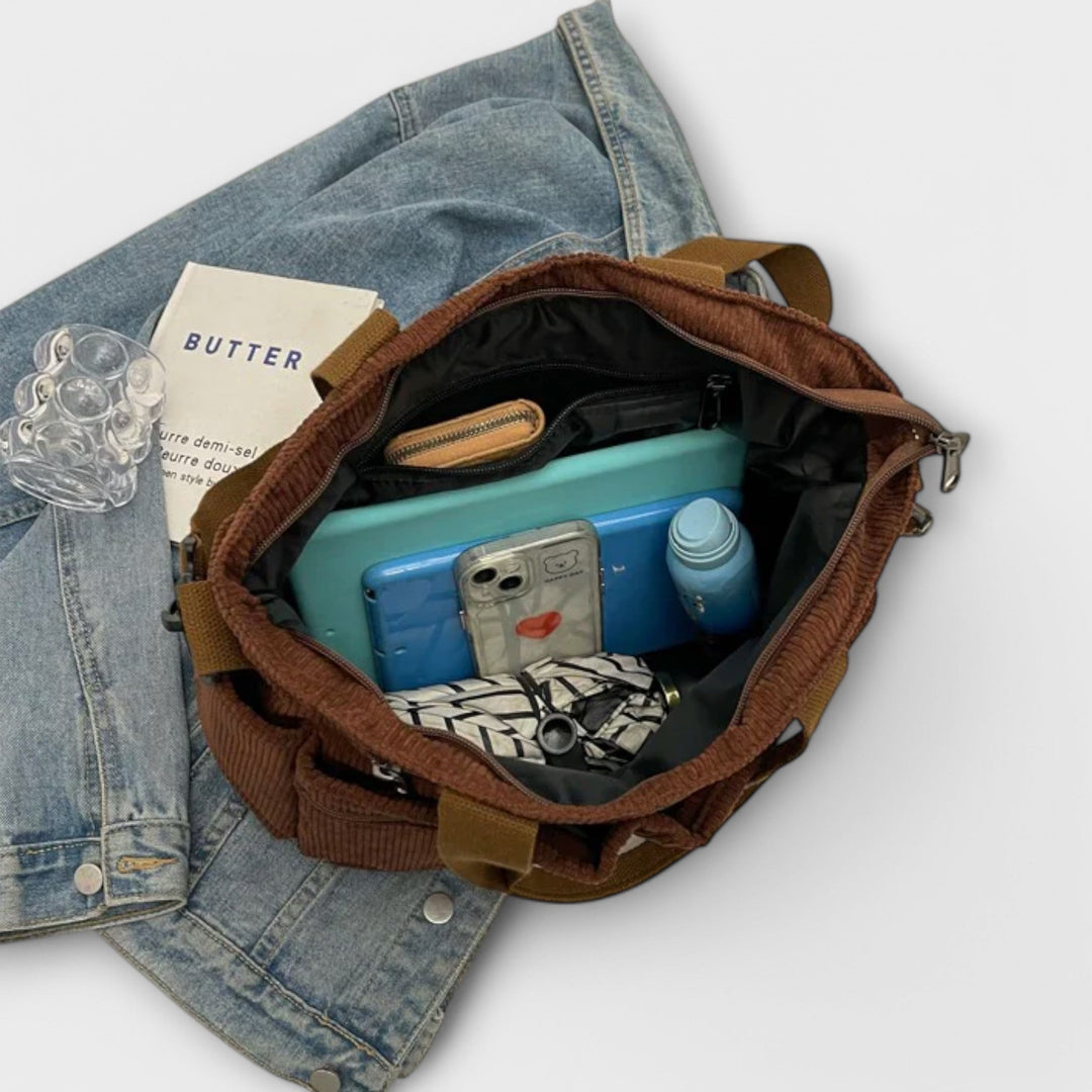 Women's Tote Bag for Everyday Use with Exterior Pockets