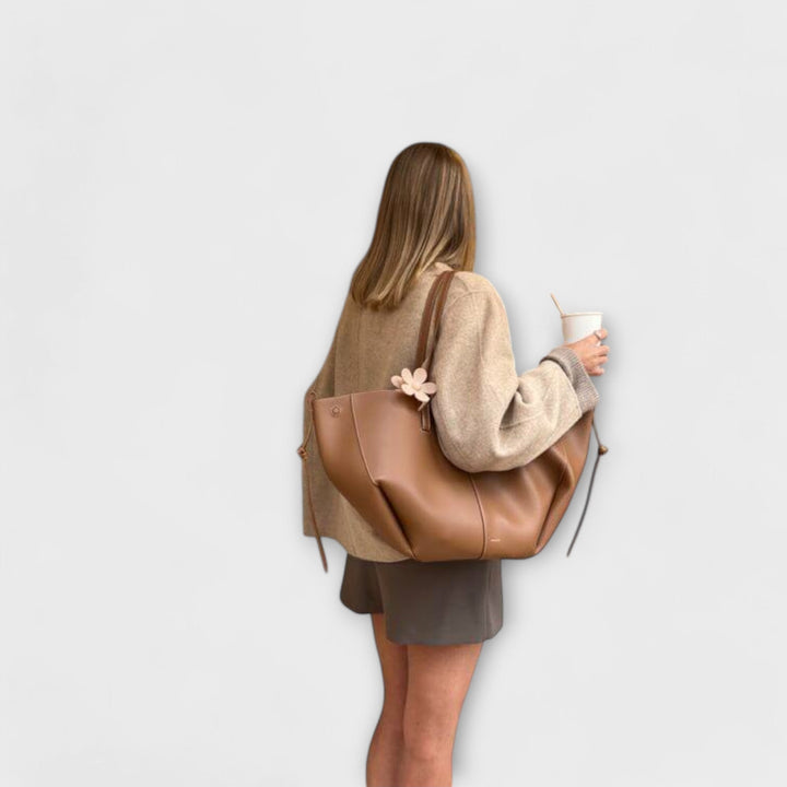 Women's Tote Bag with Secure Closure for Office Tasks