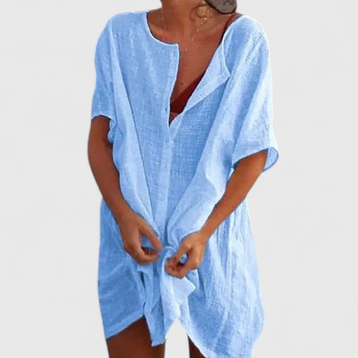 Women's Tunic Dress with Lightweight Breeze for Daytime