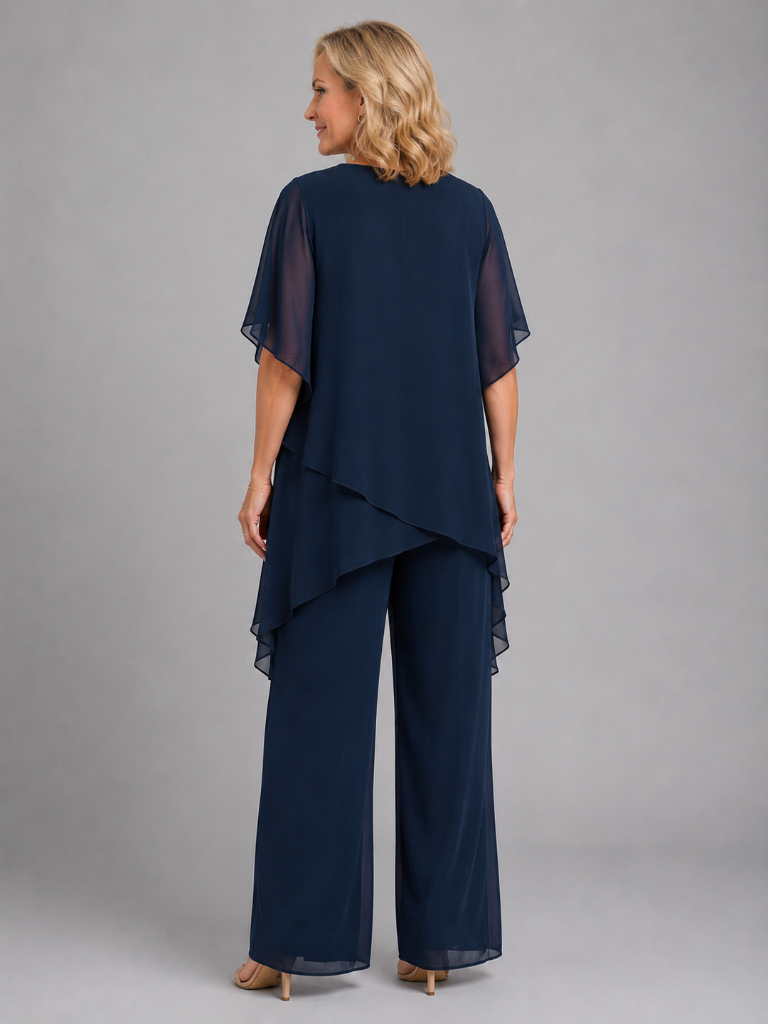 Women’s Two-Piece Set with Flowing Top