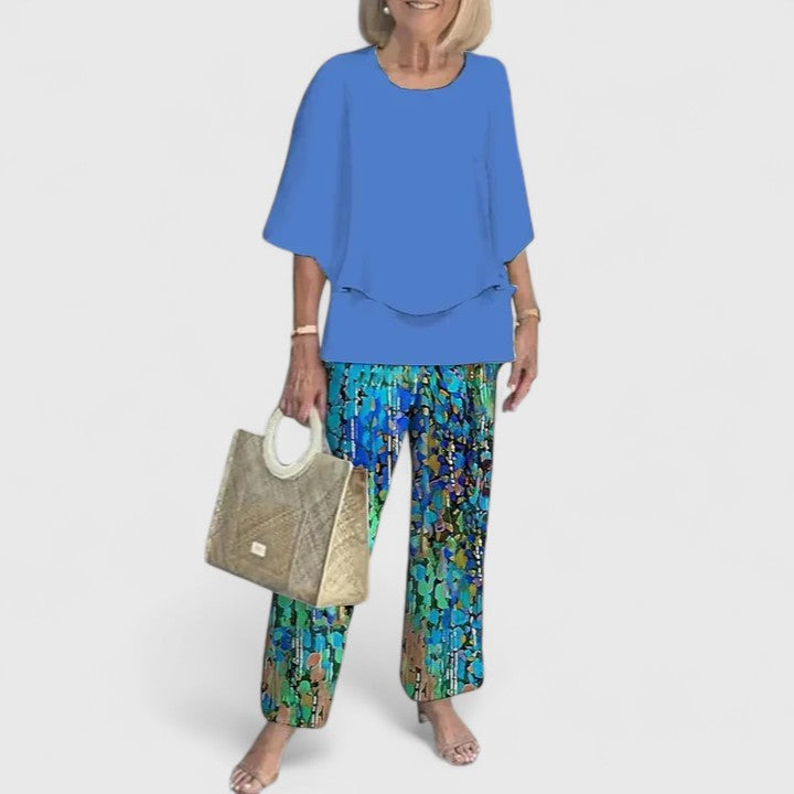 Women's Two-Piece Set with Relaxed Silhouette for Daywear