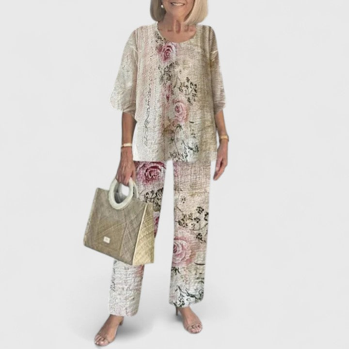 Women's Two-Piece Set with Relaxed Silhouette for Daywear