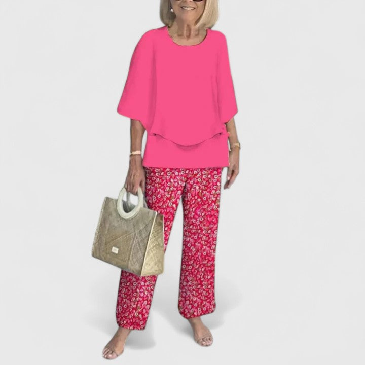 Women's Two-Piece Set with Relaxed Silhouette for Daywear