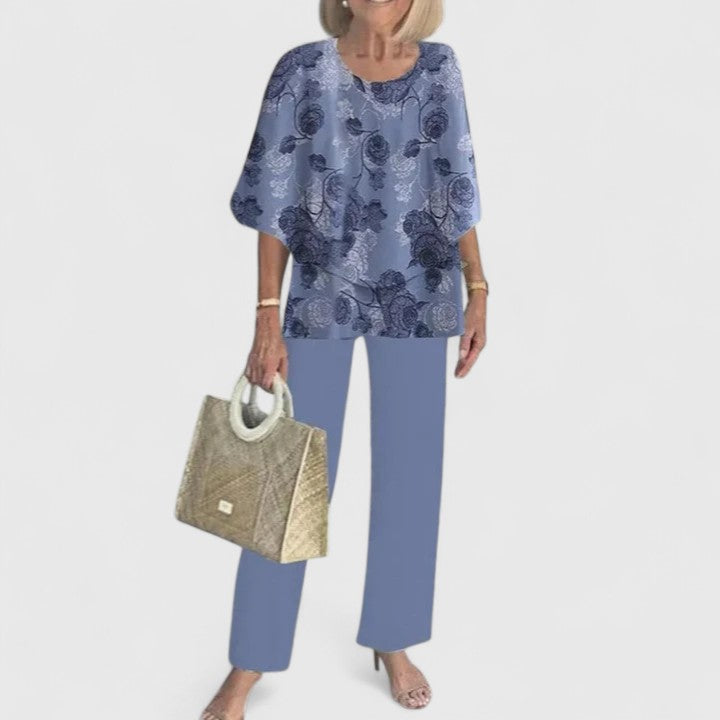 Women's Two-Piece Set with Relaxed Silhouette for Daywear