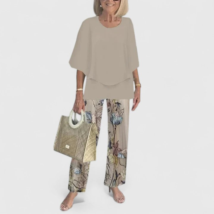 Women's Two-Piece Set with Relaxed Silhouette for Daywear