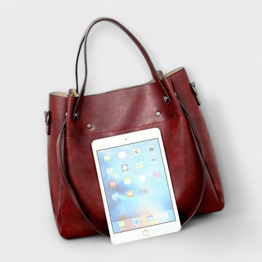 Women's Vintage Bag Set with Roomy Compartments for Work