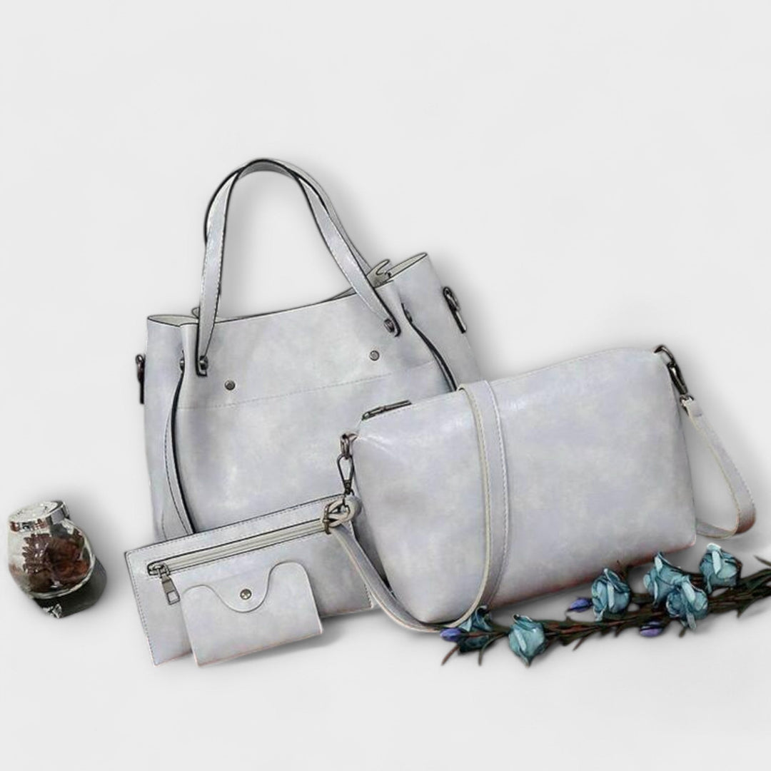 Women's Vintage Bag Set with Roomy Compartments for Work