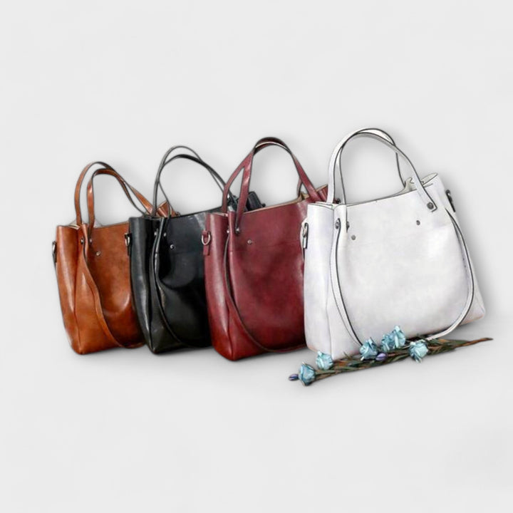 Women's Vintage Bag Set with Roomy Compartments for Work