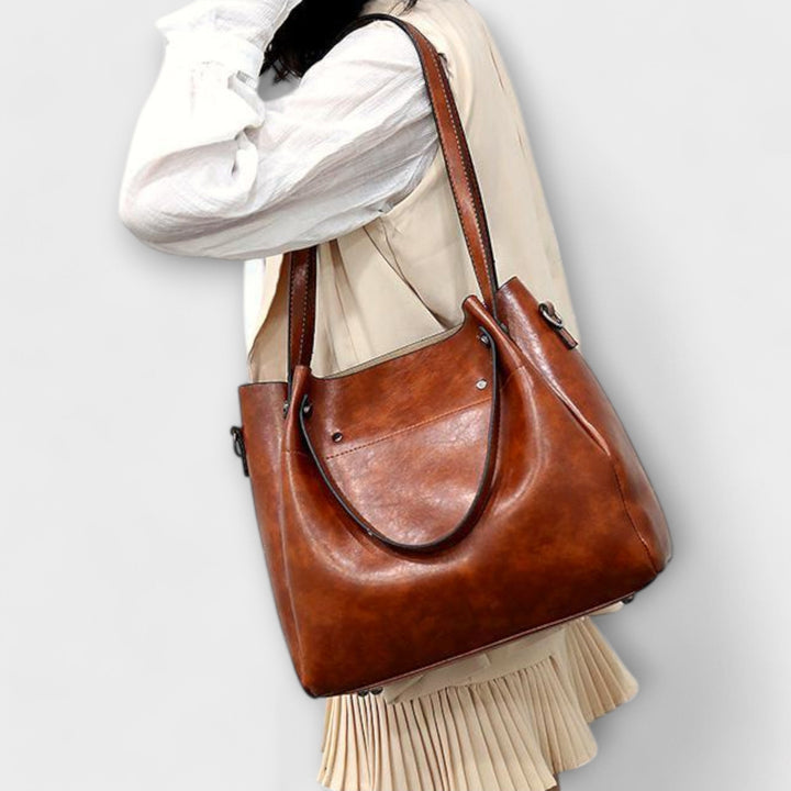 Women's Vintage Bag Set with Roomy Compartments for Work