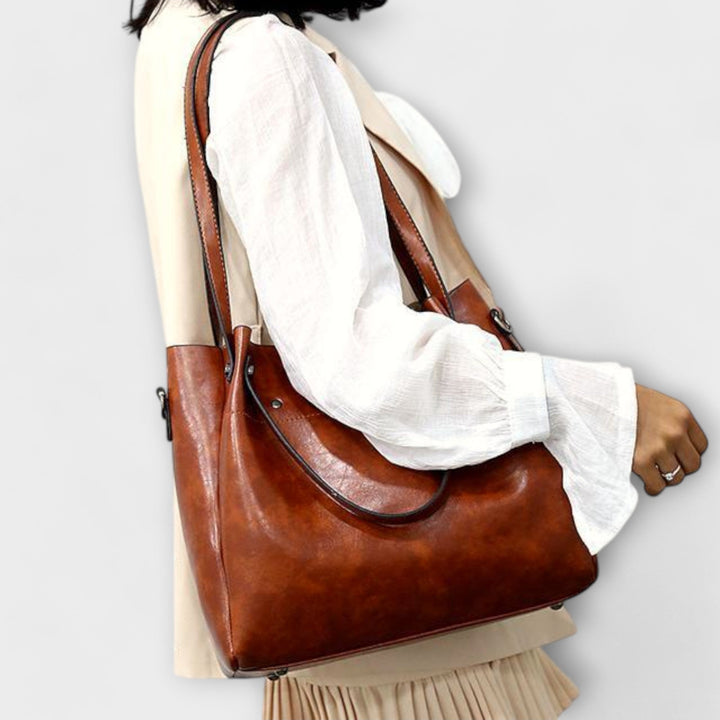 Women's Vintage Bag Set with Roomy Compartments for Work