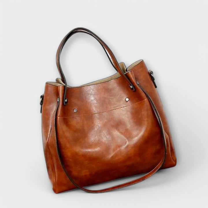 Women's Vintage Bag Set with Roomy Compartments for Work