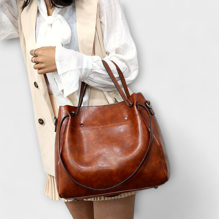 Women's Vintage Bag Set with Roomy Compartments for Work